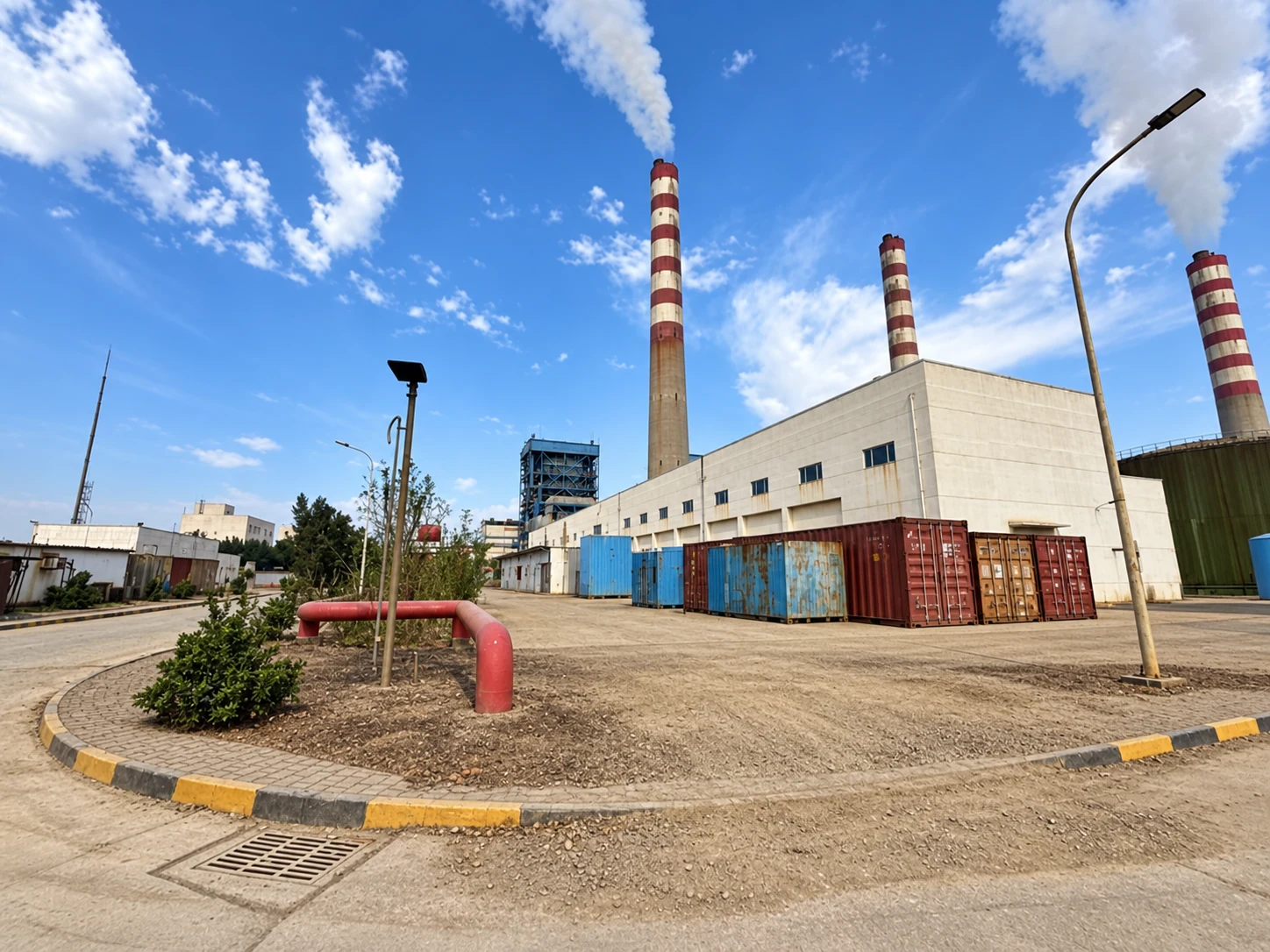 Wasit power plant site in Iraq